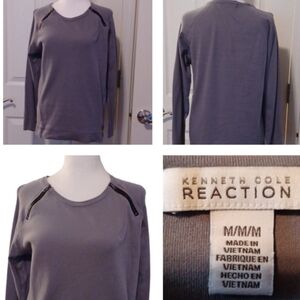 🌺Kenneth Cole Reaction Gray Top